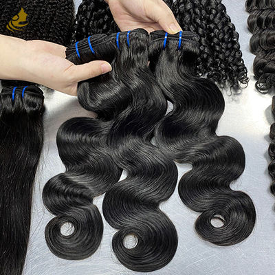 गुणवत्ता  100% Unprocessed Brazilian Hair Wholesale Virgin Human Hair Bundles Body Wave फैक्टरी