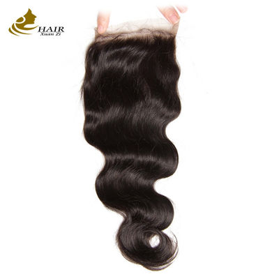 Oem Remy मानव बाल एक्सटेंशन बंडल Weft कच्चे शरीर लहर बाल बंडल बंद के साथ