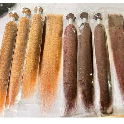 थोक Ombre मानव बाल एक्सटेंशन ब्राजीलियन Kinky सीधे याकी बाल बुनाई बंडल