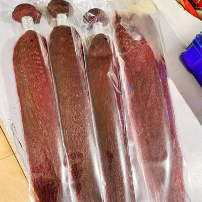 थोक Ombre मानव बाल एक्सटेंशन ब्राजीलियन Kinky सीधे याकी बाल बुनाई बंडल