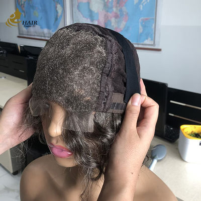 अलविदा गोंद Hassle समायोज्य पट्टियाँ मानव बाल गोंद रहित रेशम शीर्ष पूर्ण फीता विग