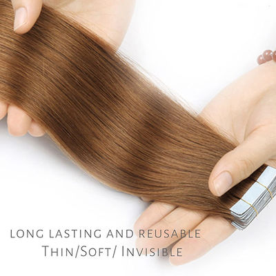 एक्सटेंशन में 24 इंच सीमलेस मानव टेप काला OEM