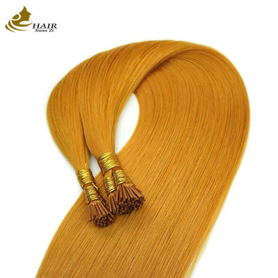 बनावट सीधा मानव पूर्व बंधा हुआ बाल एक्सटेंशन निर्बाध पारगम्य