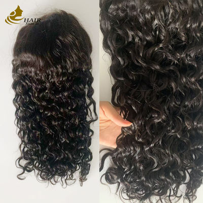 100 वर्जिन सस्ता पारदर्शी फीता रेमी मानव गोंद रहित रेशम शीर्ष पूर्ण फीता विग