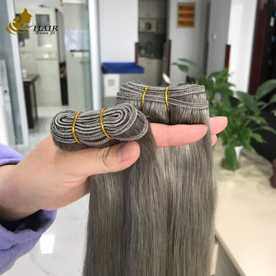 Wholesale Grey Color Straight 100% Natural Virgin Raw Vietnamese Human Hair Hair Bundles