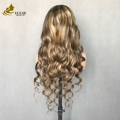 Loose Wave Ombre 4/27 Highlight Lace Front Piano Color Human Hair lace Wig